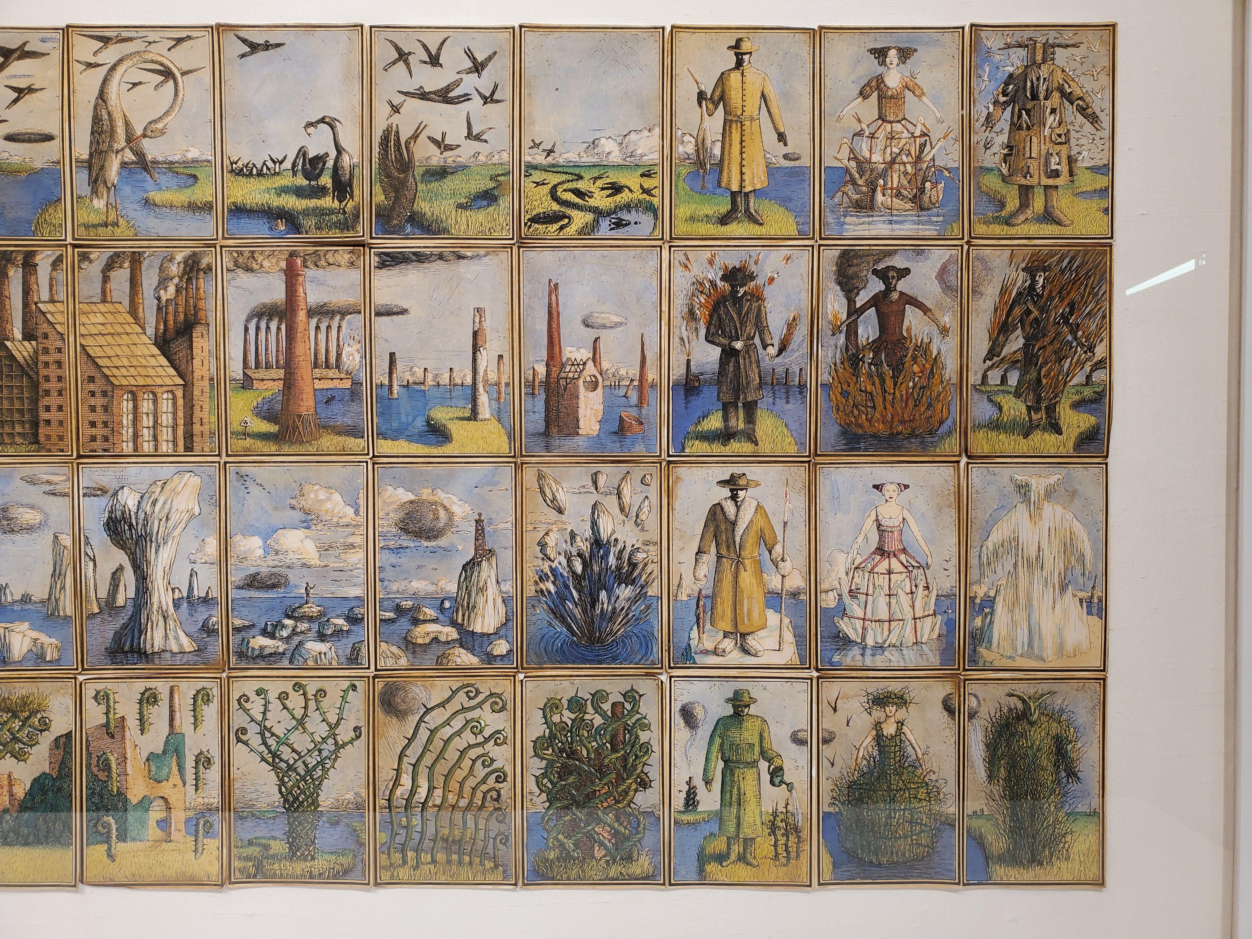 Nicholas Kahn & Richard Selesnick Eisbergfreistadt Panoramiche Spielkarte 1923 For Sale 1