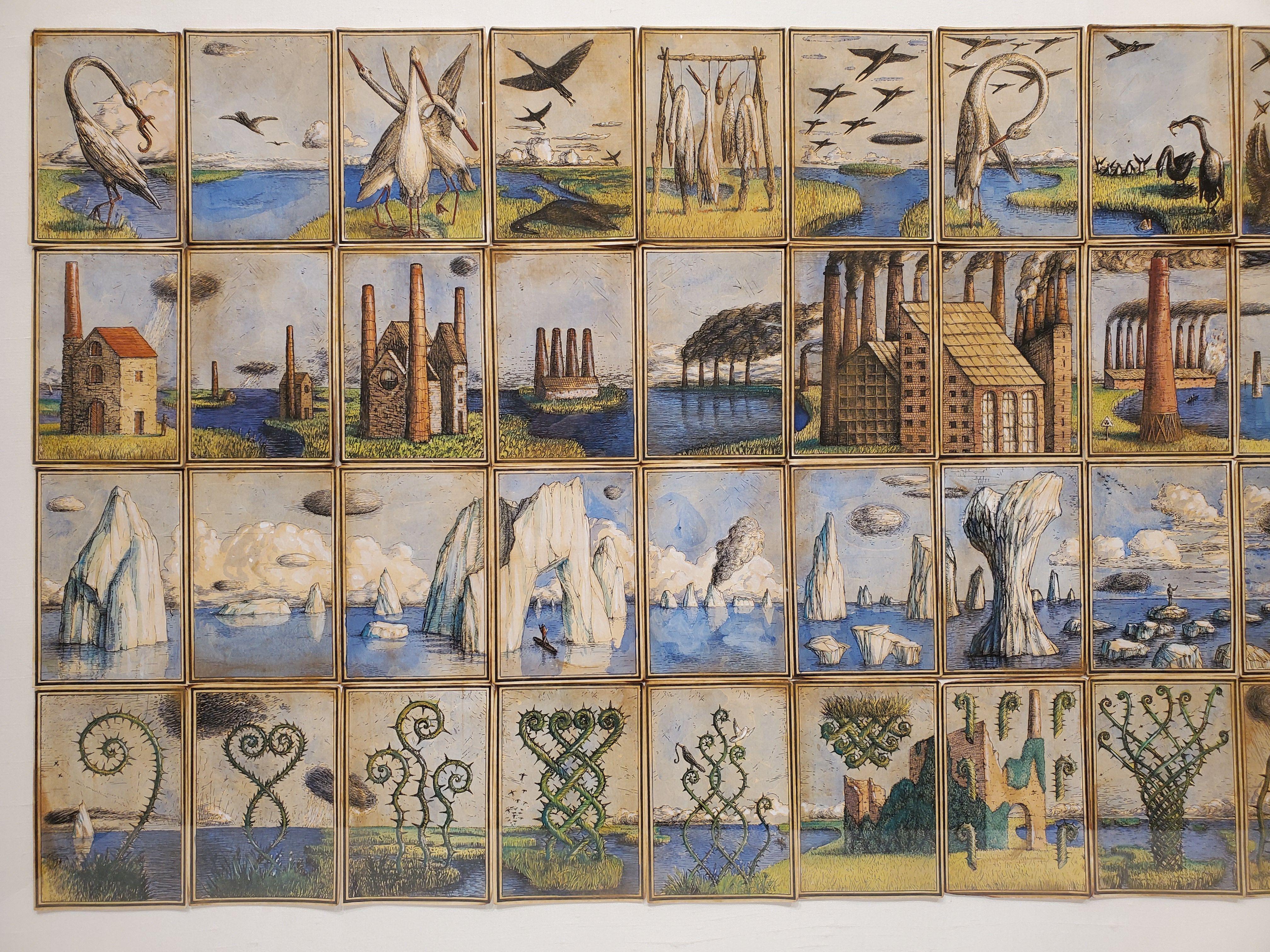 Nicholas Kahn & Richard Selesnick Eisbergfreistadt Panoramiche Spielkarte 1923 For Sale 2