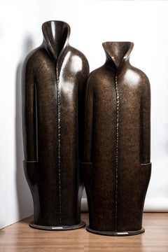 Anita Birkenfeld, Big Robes, monumental sculptures, Mamilla center, polymer