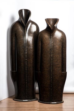 Anita Birkenfeld, Big Robes, monumental sculptures, Mamilla center, polymer 