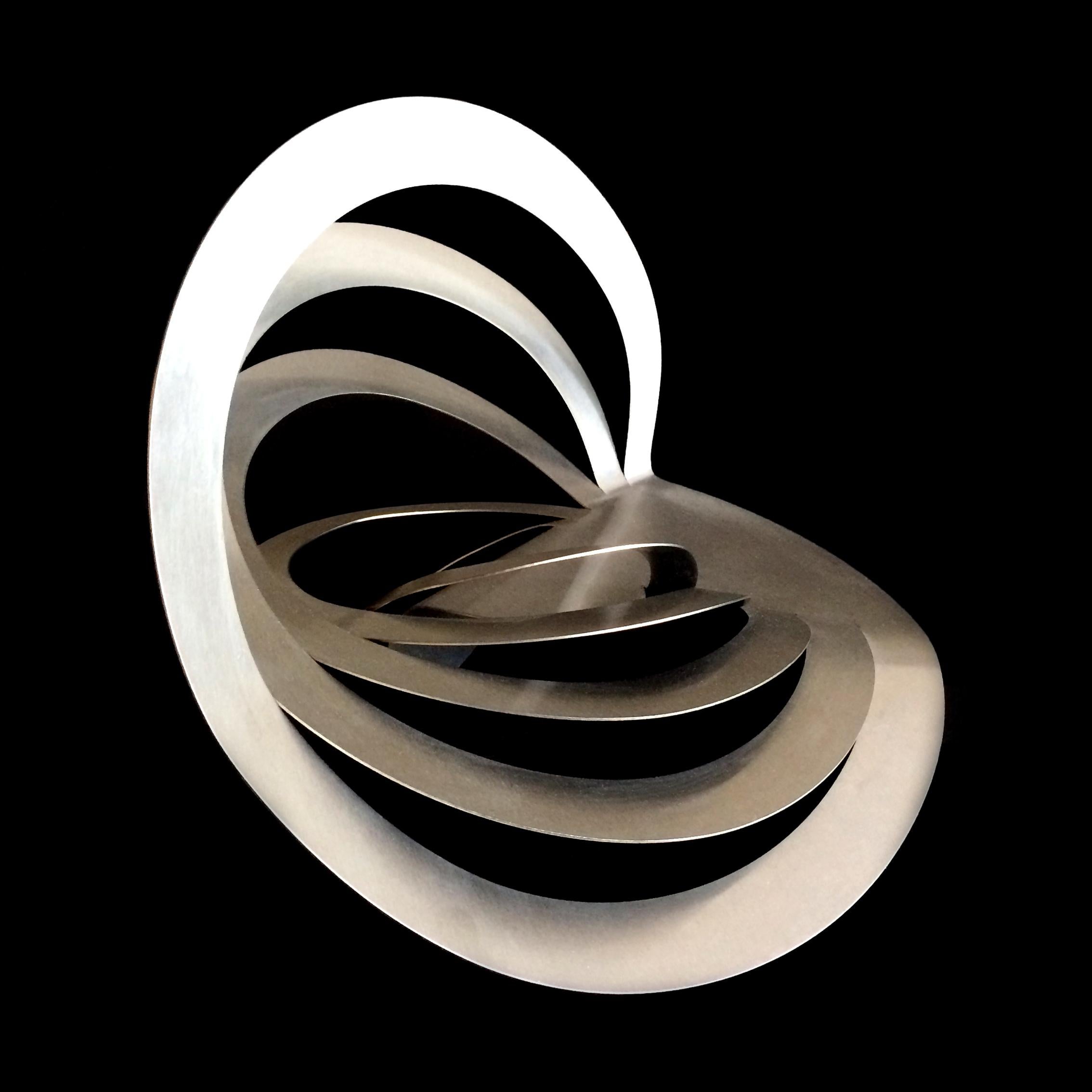 Ana Guitel Nigri Abstract Sculpture - Universe , 1,  Floor sculpture, Stainless steel
