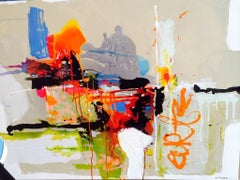 Moshe Leider, Art 4, Mixed media on canvas
