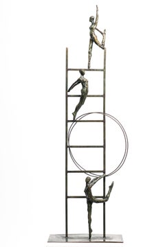 Liliane Danino, ladder for all, Elevation, Bronze Sculpture