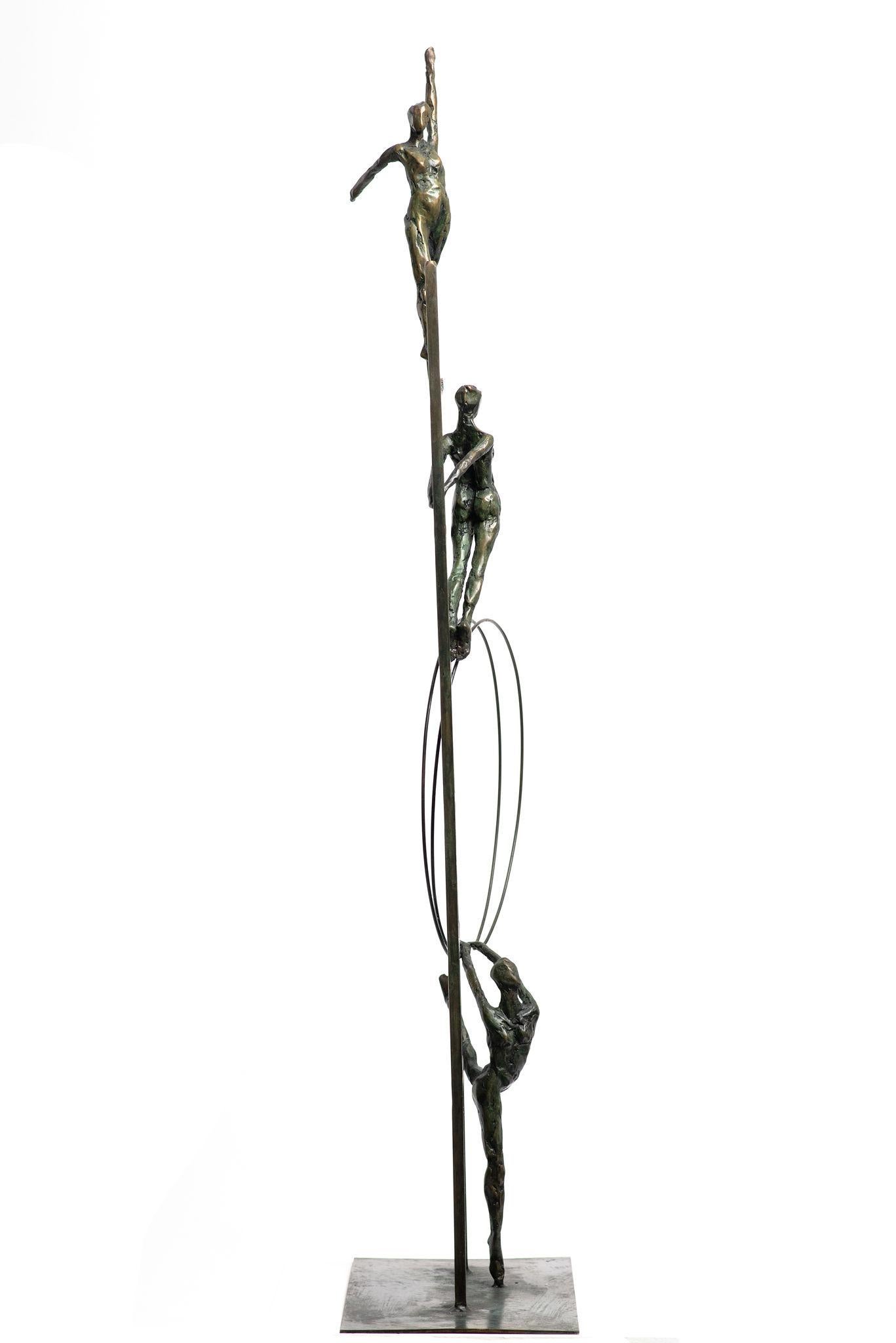 Liliane Danino, échelle pour tous, Élevation, Sculpture en Bronze en vente 1