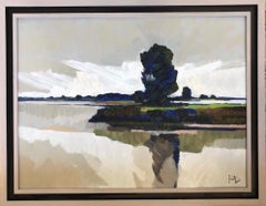 ''Summer morning in the Horde'', Contemporary Dutch Landscape Painting