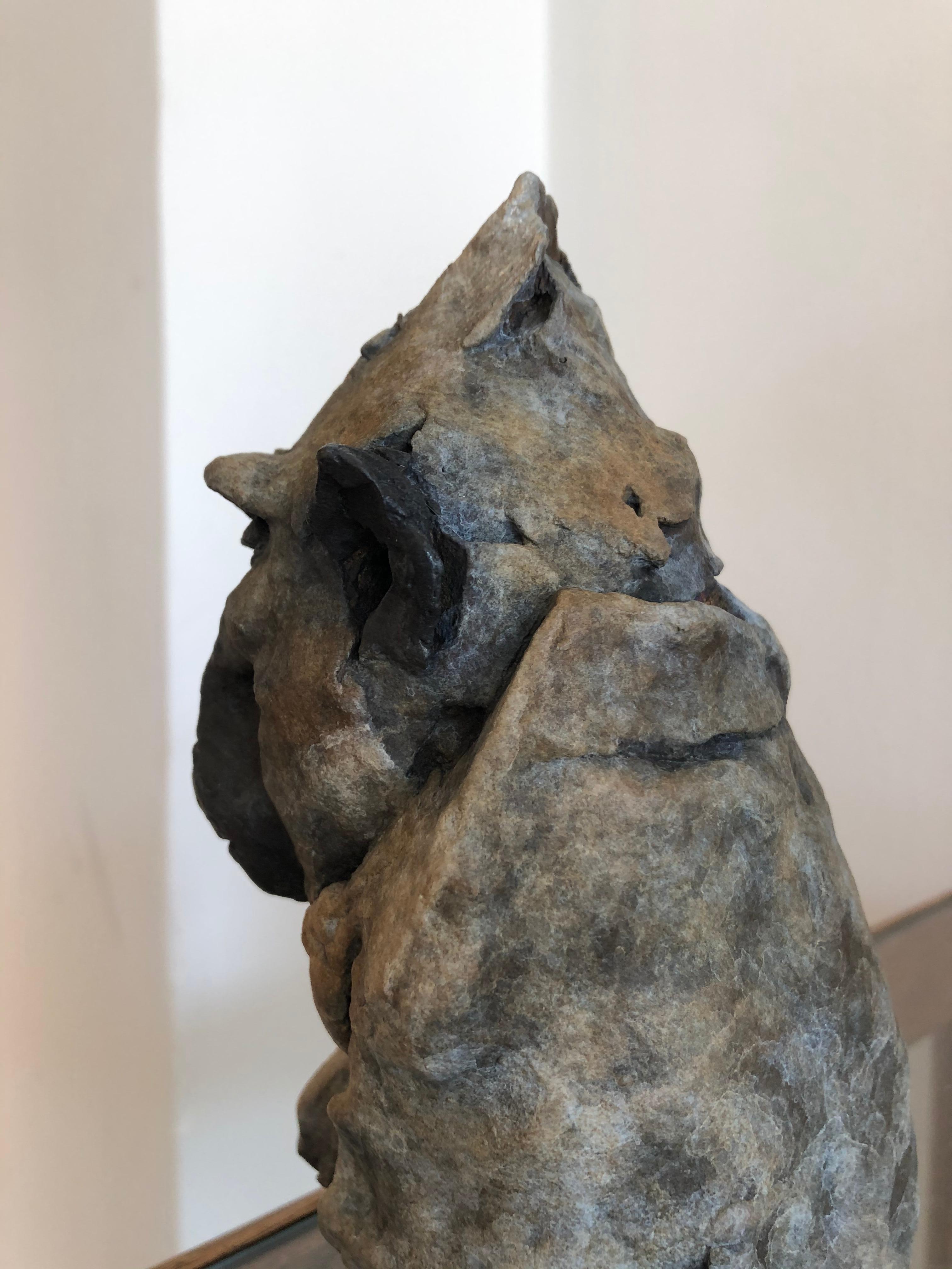 ''Monkey Sketch 2'', Contemporary Bronze Sculpture of a Primate, Monkey 3