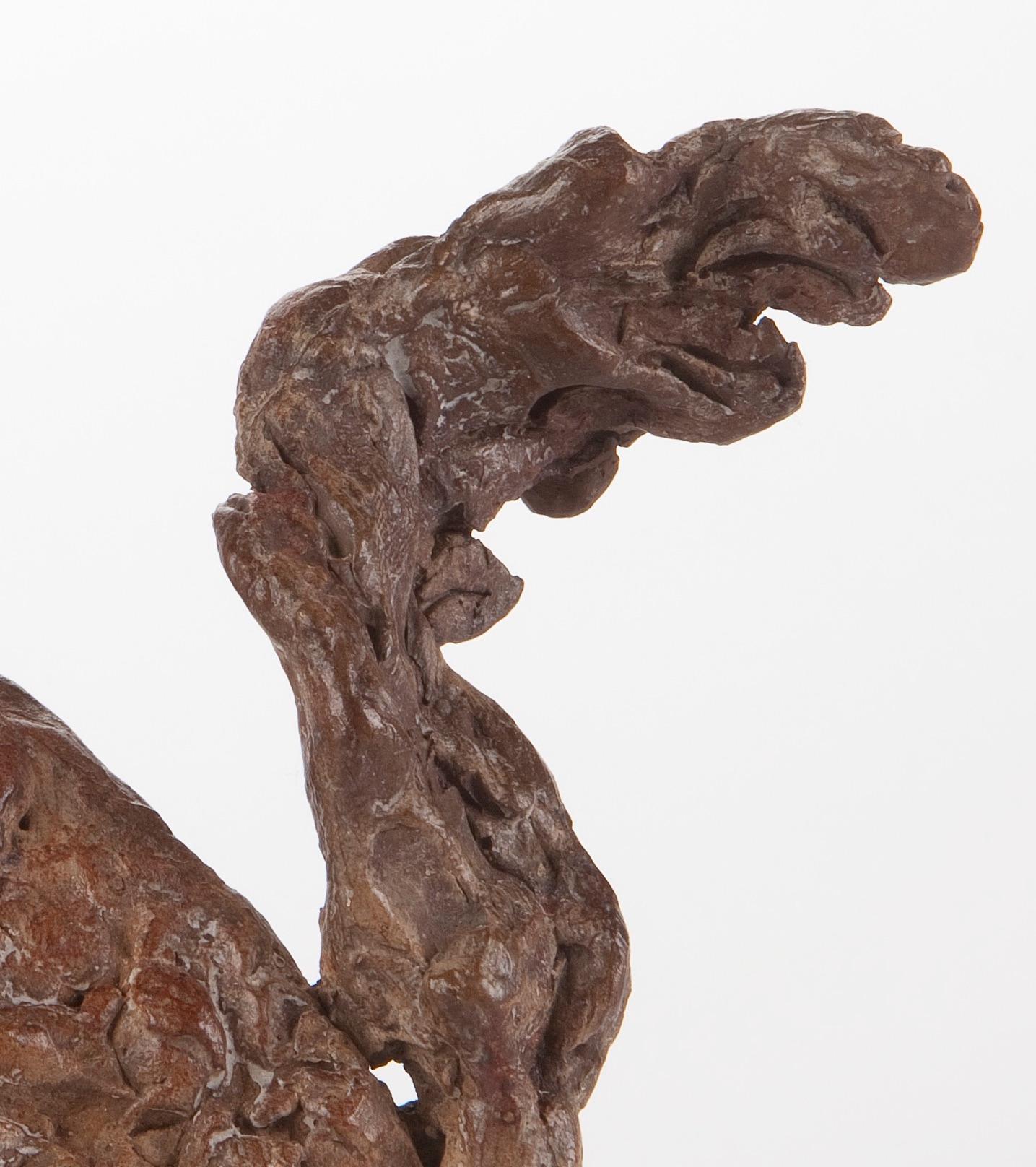 ''American Squirrel'', Contemporary Bronze Sculpture Portrait of a Squirrel 2