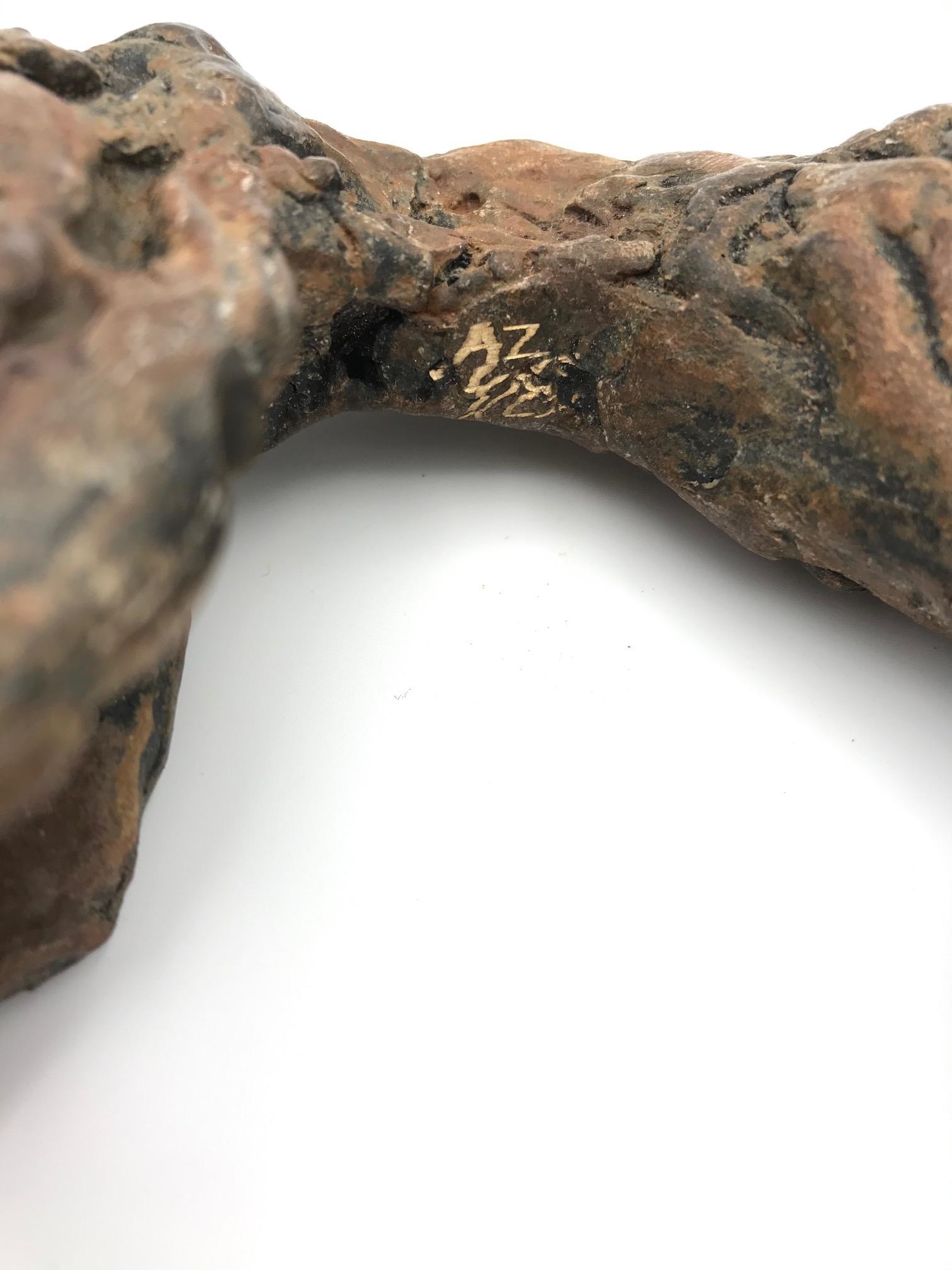 ''Galgo'', Escultura Contemporánea de Bronce Retrato de un Perro Galgo Español en venta 1