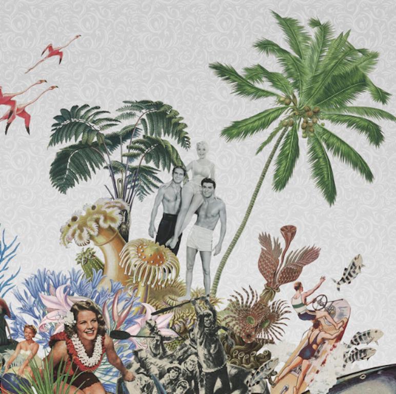 Maria Rivans è un'artista britannica contemporanea, nota per la sua estetica di collage in stile scrapbook. Un mash-up di surrealismo e pop-art, l'opera di Rivans si riappropria di oggetti vintage per creare regni onirici che trasportano lo