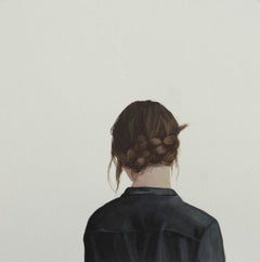 "Girl with Black Blouse" Contemporary Portrait of a Girl