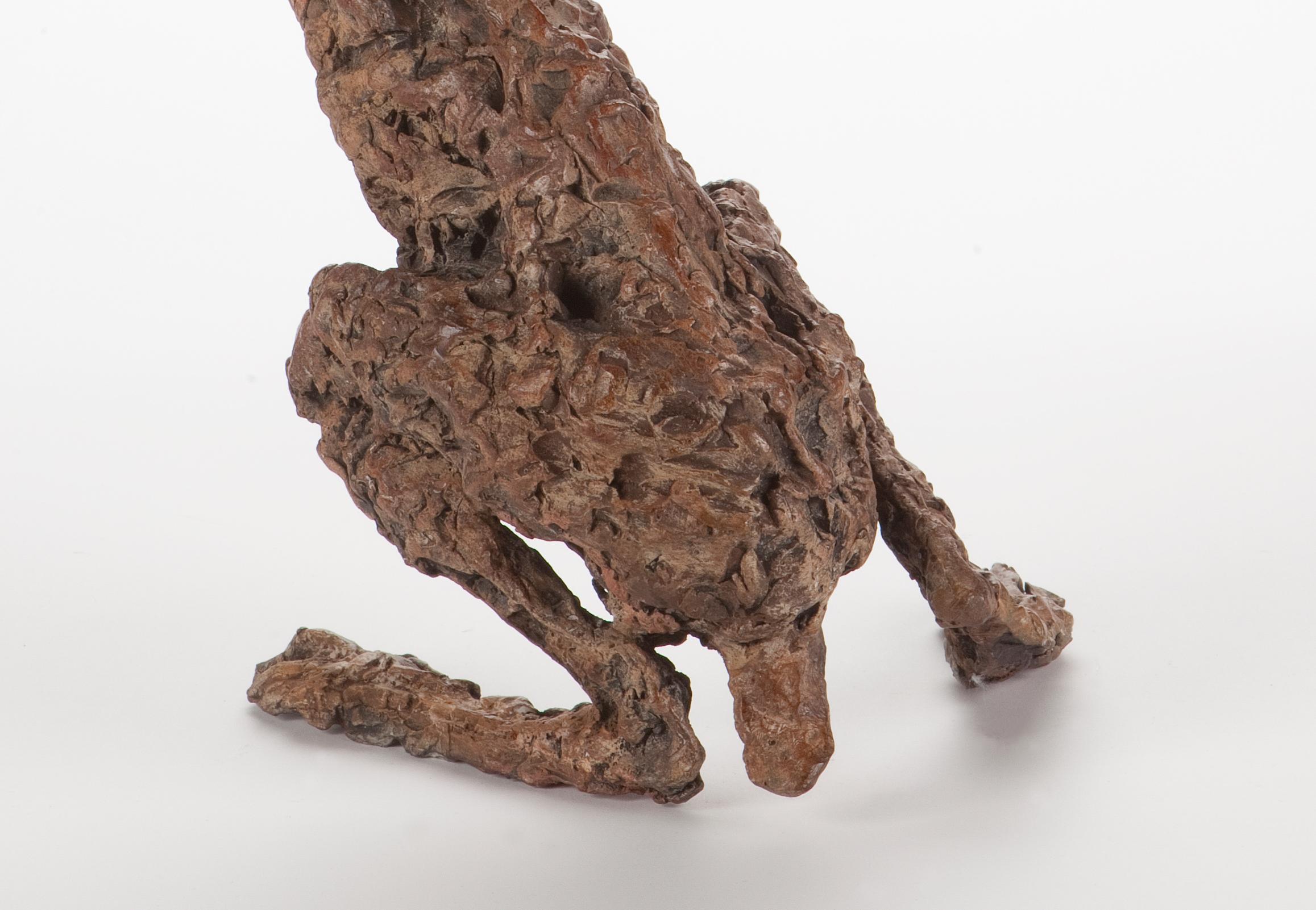 ''Hare Madame'', Contemporary Bronze Sculpture Portrait of a Hare 6