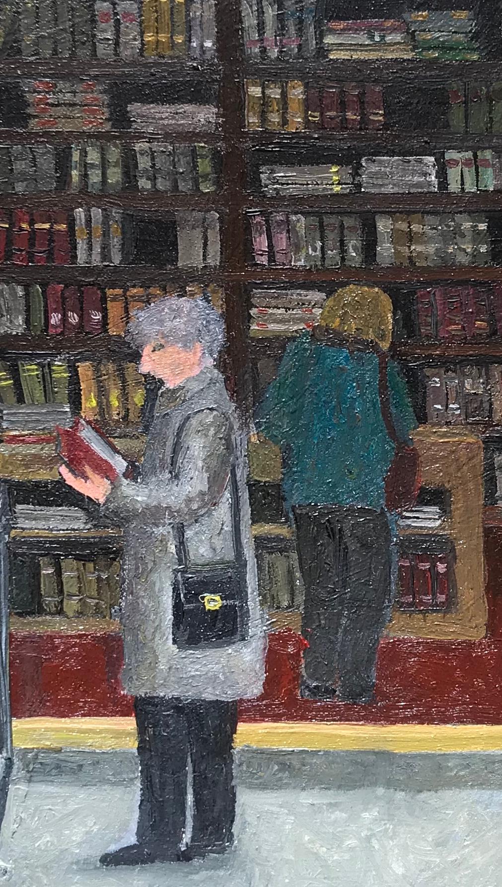 bookstore painting