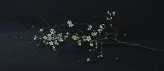 ''Quince Branche'', Contemporary Still Life with Quince Branche