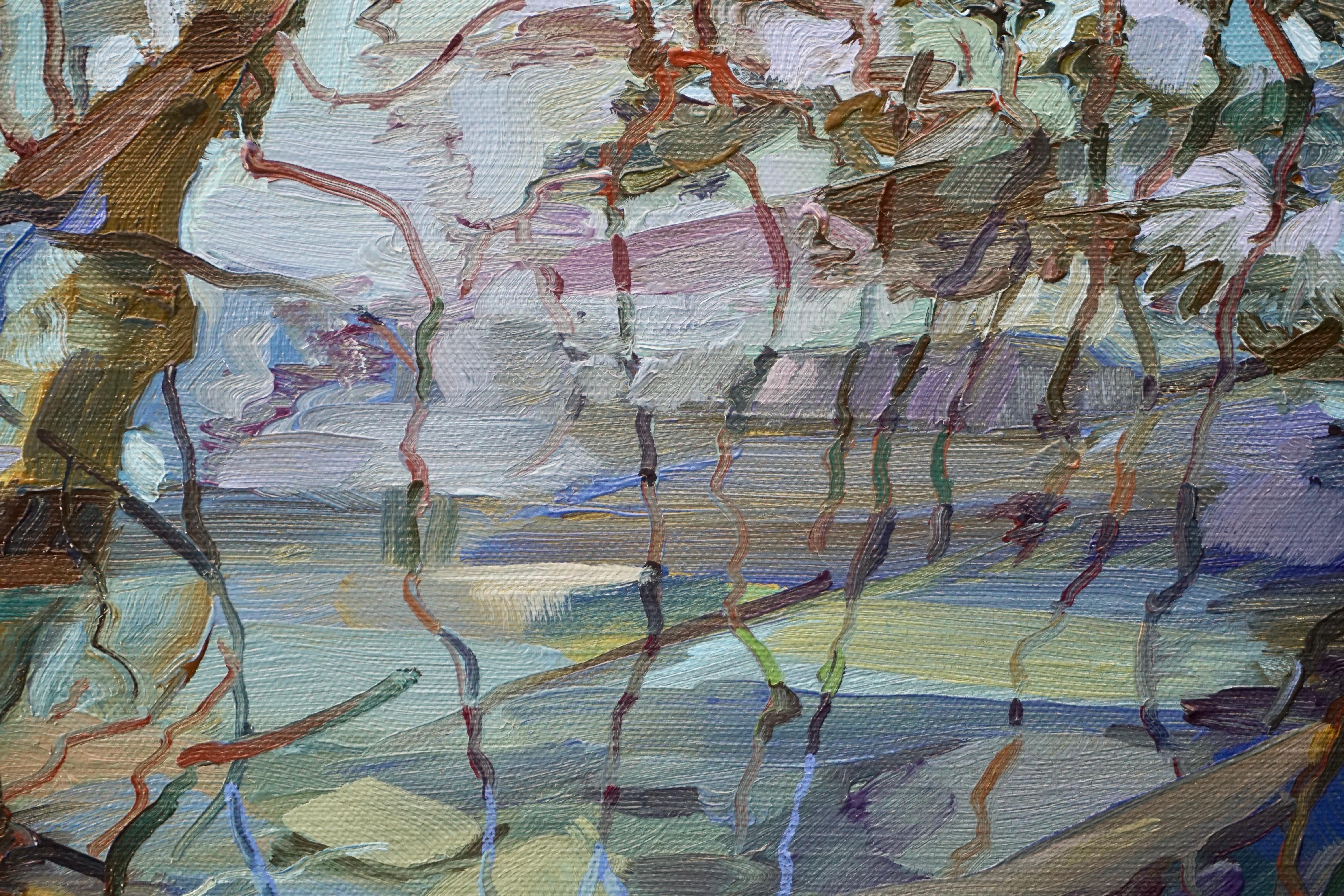 Unbenannt  (Abstrakter Impressionismus), Painting, von Stan Sporny