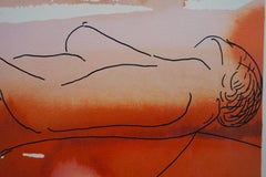 Vintage Reclining Nude.