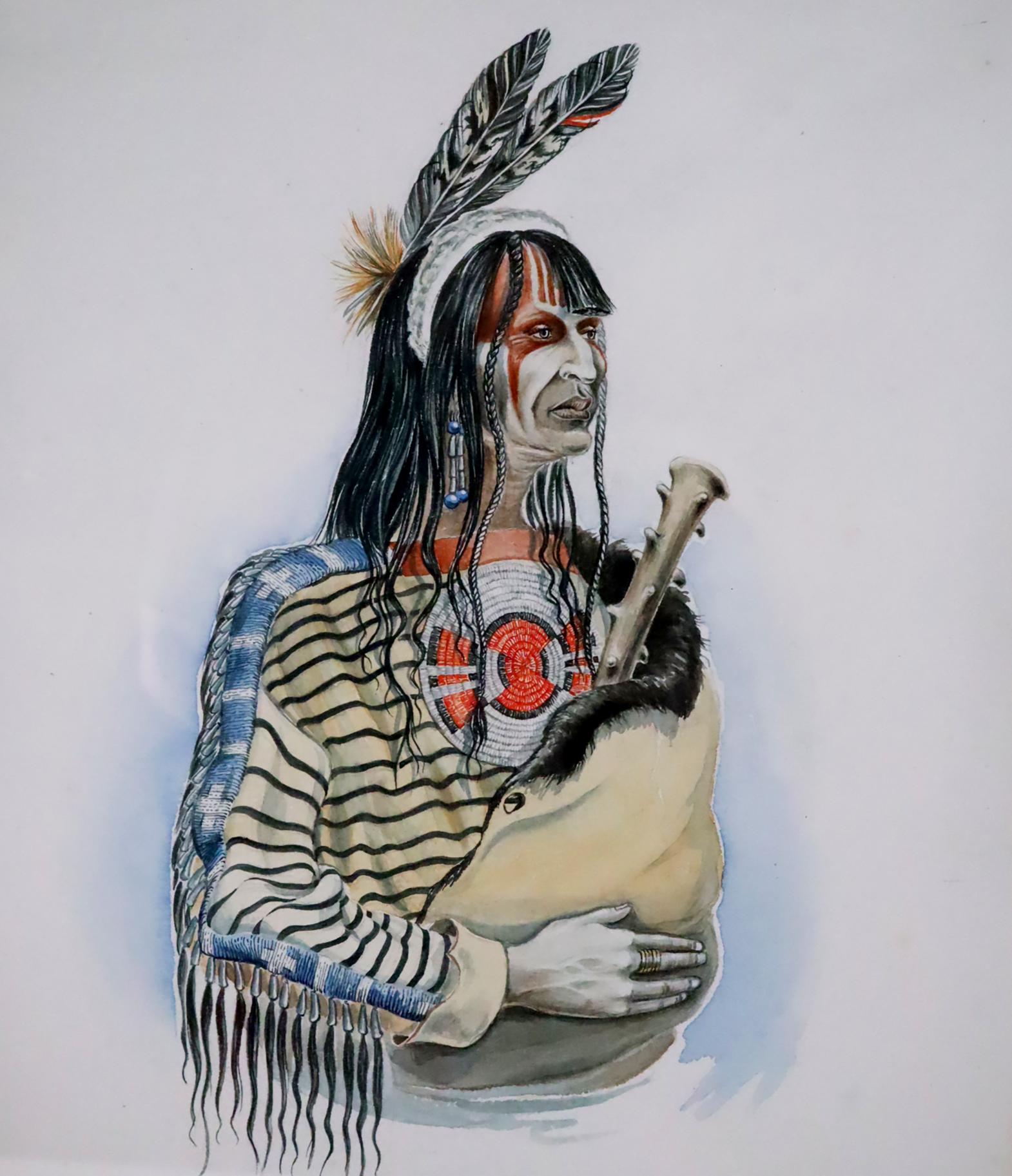 Four Portraits of Native Americans INVENTORY CLEARANCE SALE 1
