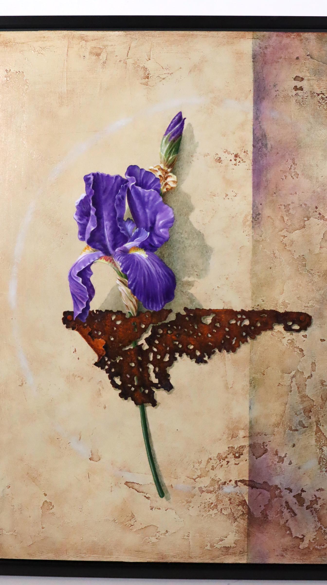 Last chance clearance sale.  Winged Iris realist painting by Brad Stroman For Sale 2