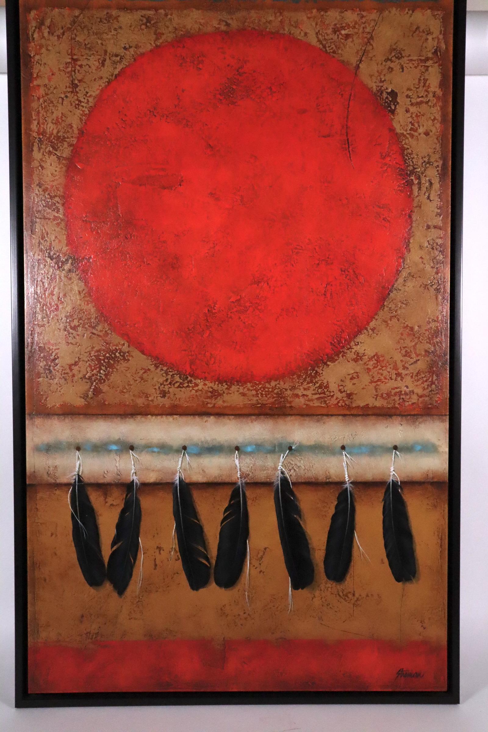 Last chance clearance sale.  Land of the Red Sun painting by Brad Stroman  For Sale 1