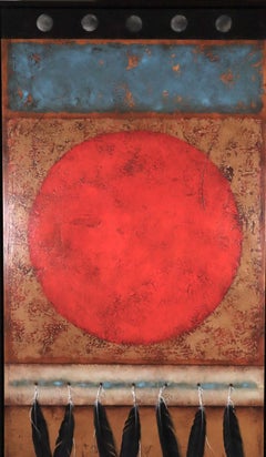 Last chance clearance sale.  Land of the Red Sun painting by Brad Stroman
