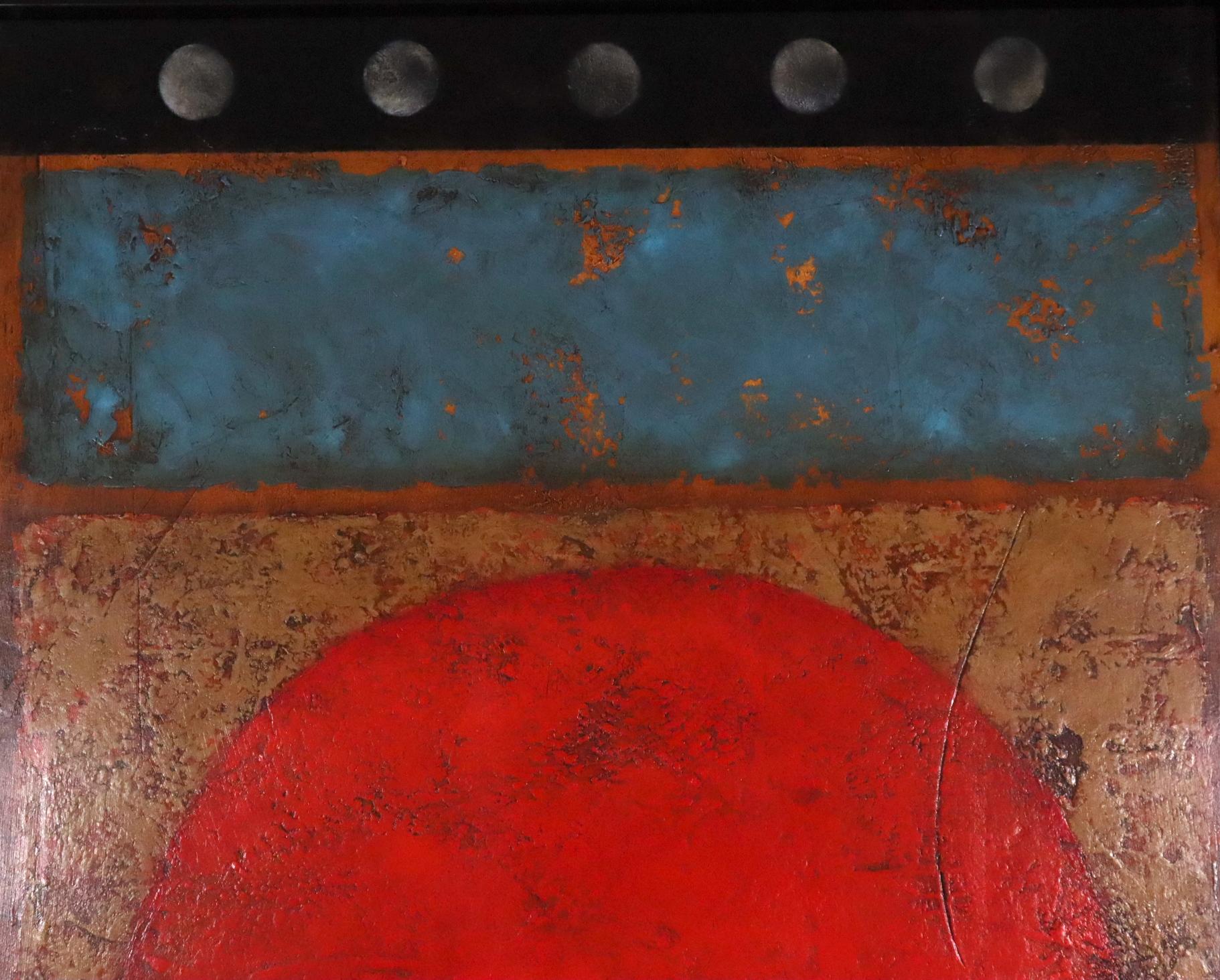 Last chance clearance sale.  Land of the Red Sun painting by Brad Stroman  For Sale 2