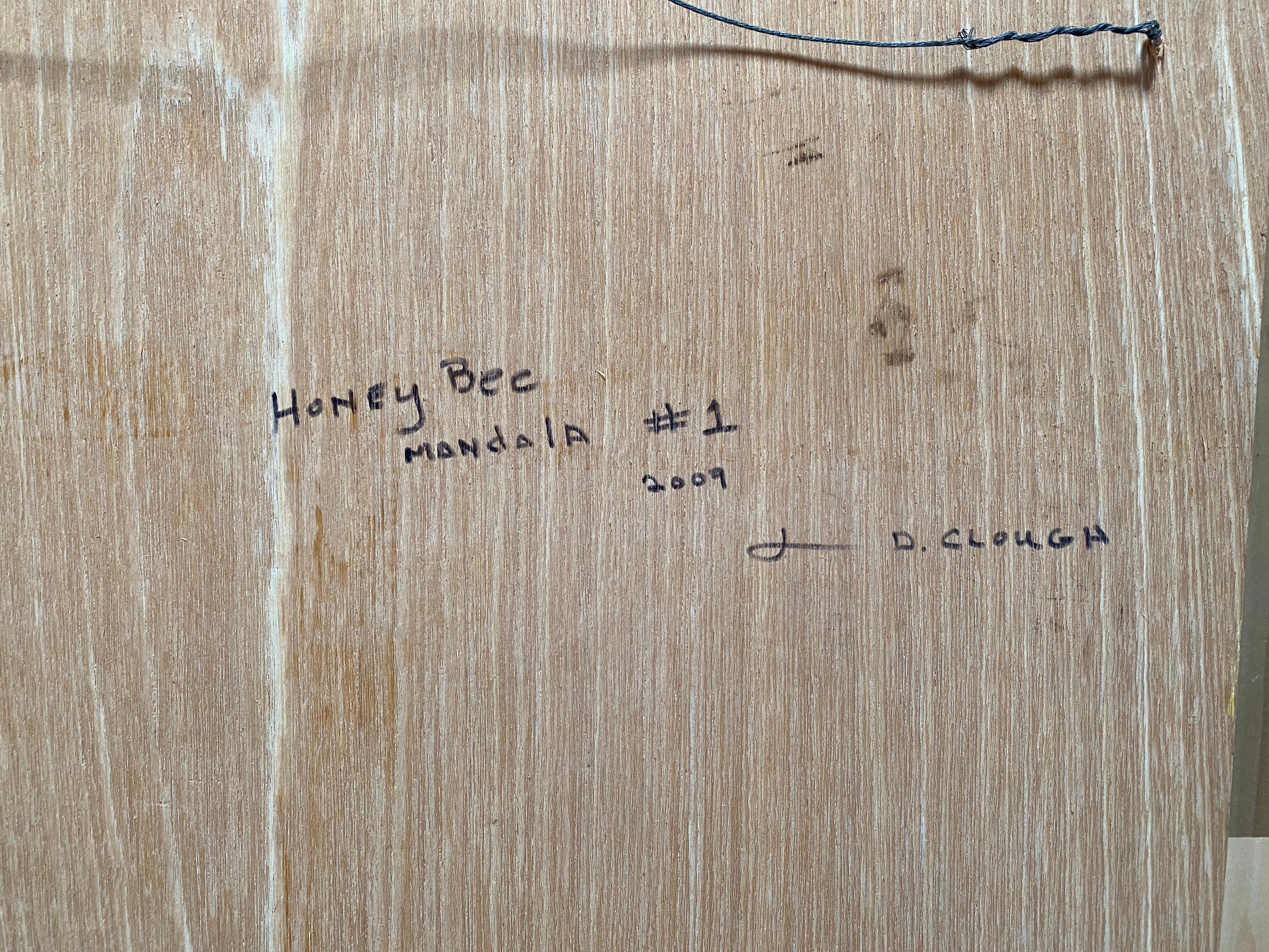 Honey Bee Mandala #1 from the series by David Clough 2009 For Sale 3