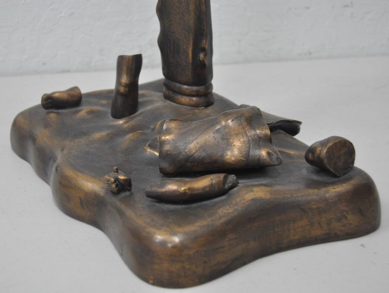 Malcolm Woodward Surreal Ancient Ruins Bronze Sculpture 5