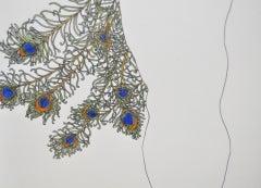 Original Stift & Tinte & Aquarell „Curtain Call“ von Weyman Lew, ca. 1970