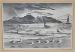 Adolph Dehn "Golden Gate" Lithograph c.1940