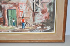 Originales Kasein-Gemälde „Explorers“ von Maryn Hunzeker, ca. 1960