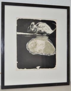 Gerald Gooch Mid Century Abstract "The Mouse" Lithograph c.1964