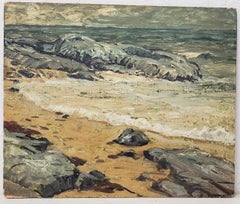 Elliot Torrey (1867-1949) Coastal Landscape Oil Painting c.1920s