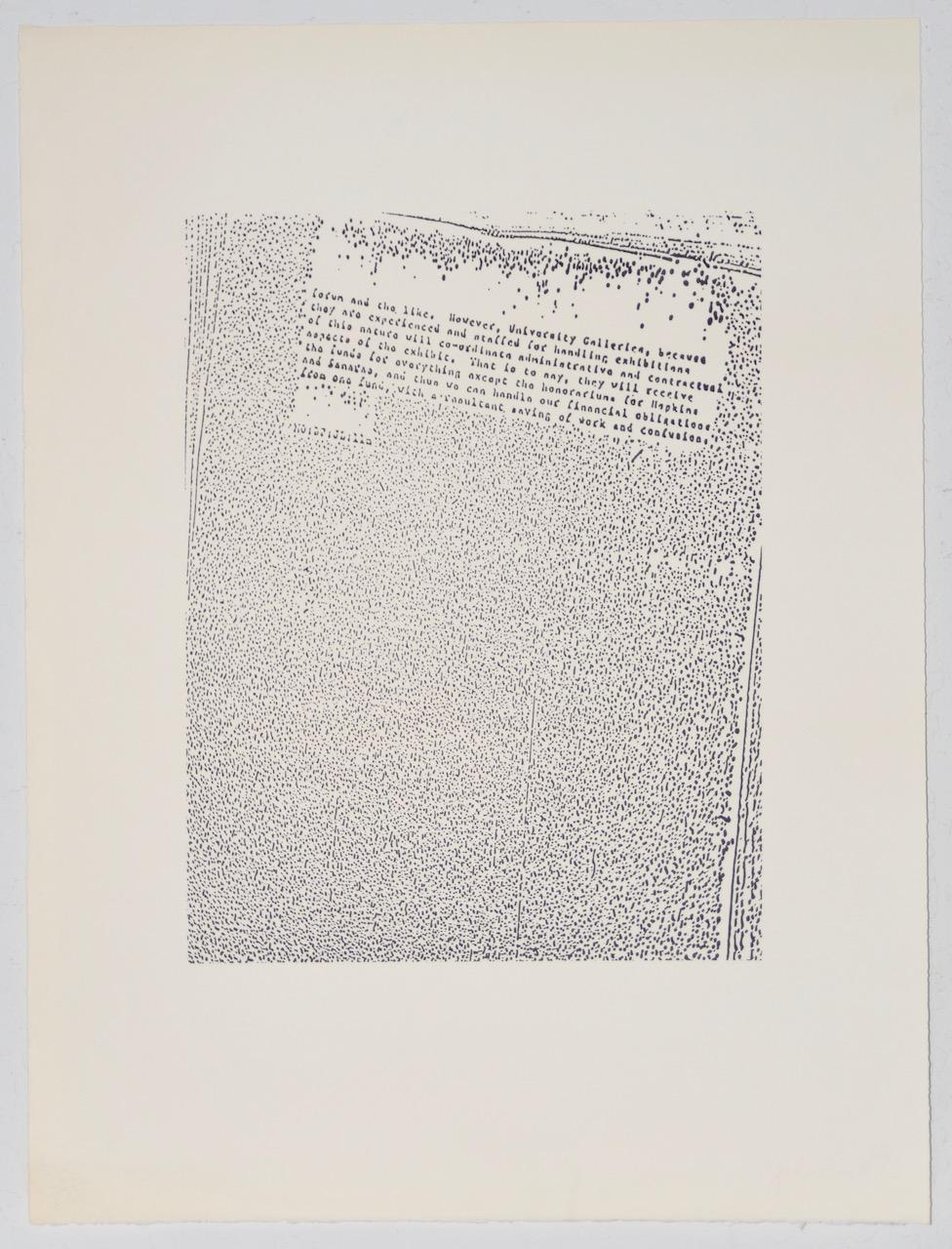 John Link (americano, nato nel 1942) "Senza titolo" Litografia in edizione limitata del 1973 ca.