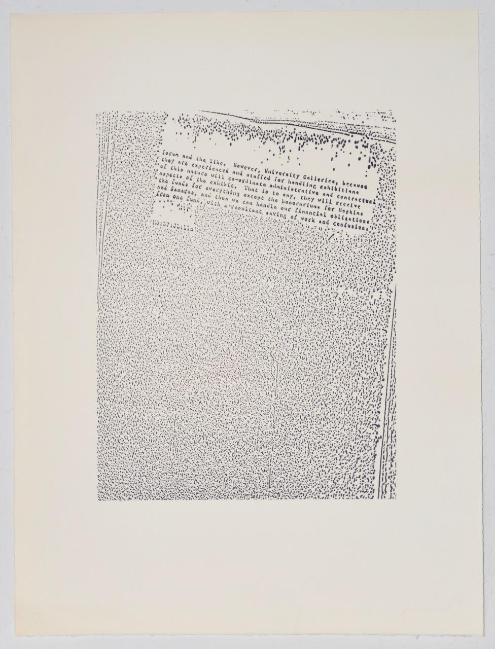 John Link (Américain, né en 1942) "Untitled" Lithographie en édition limitée vers 1973