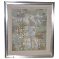 Harrison Rucker "After the Rain" Original Painting c.1970s