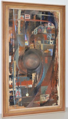 Jack Wilson "ABC Time" Oil Painting c.1966