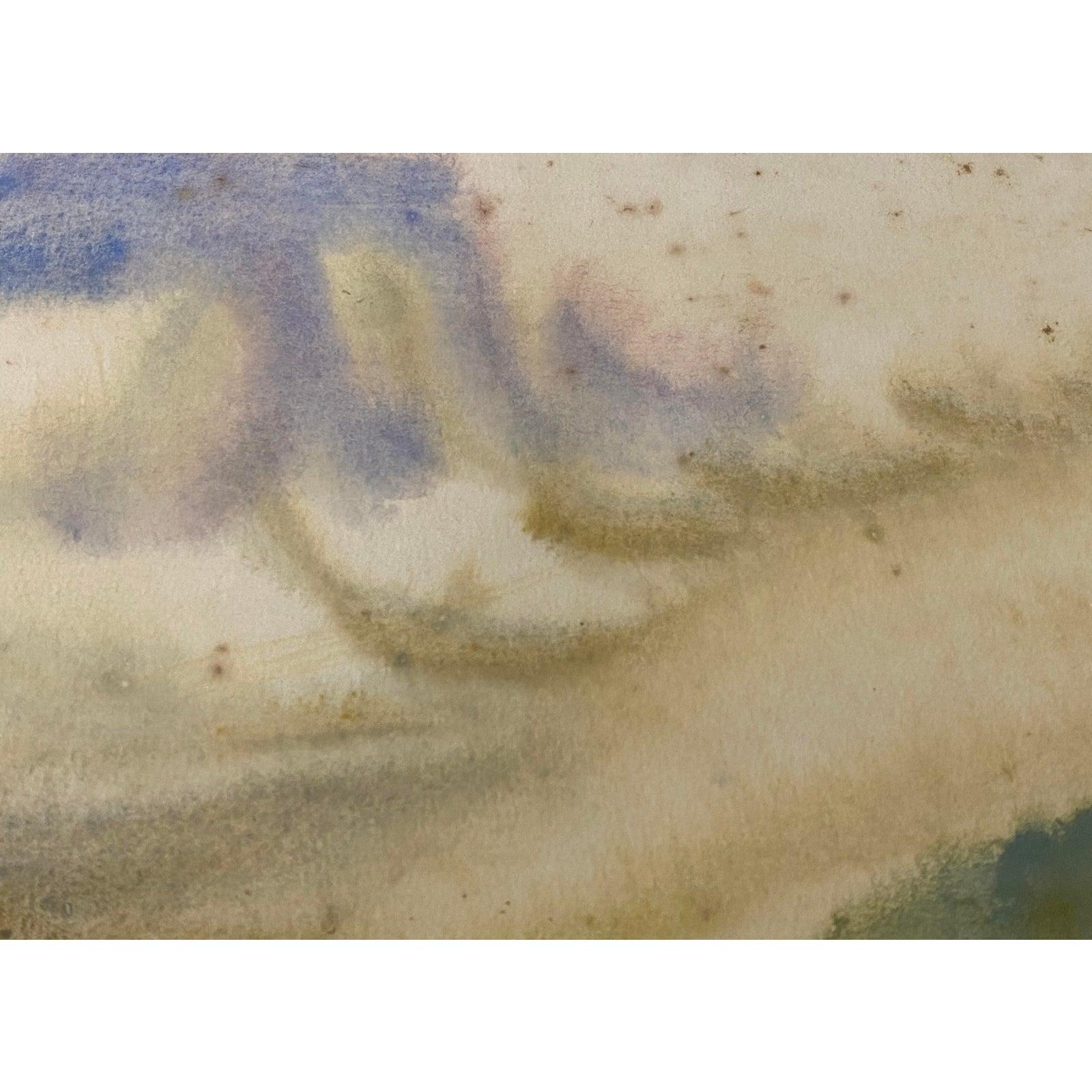 Betty Guy, aquarelle Skyline de San Francisco, c.1950 en vente 2