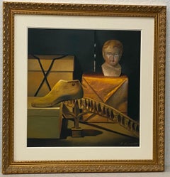 Brennie Brackett Natura morta originale incorniciata Giclee c.2000