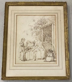 18th to 19th Century Pen and Ink Drawing