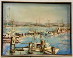 Norma Hammond "Bodega Bay" Original Oil Painting C.1970