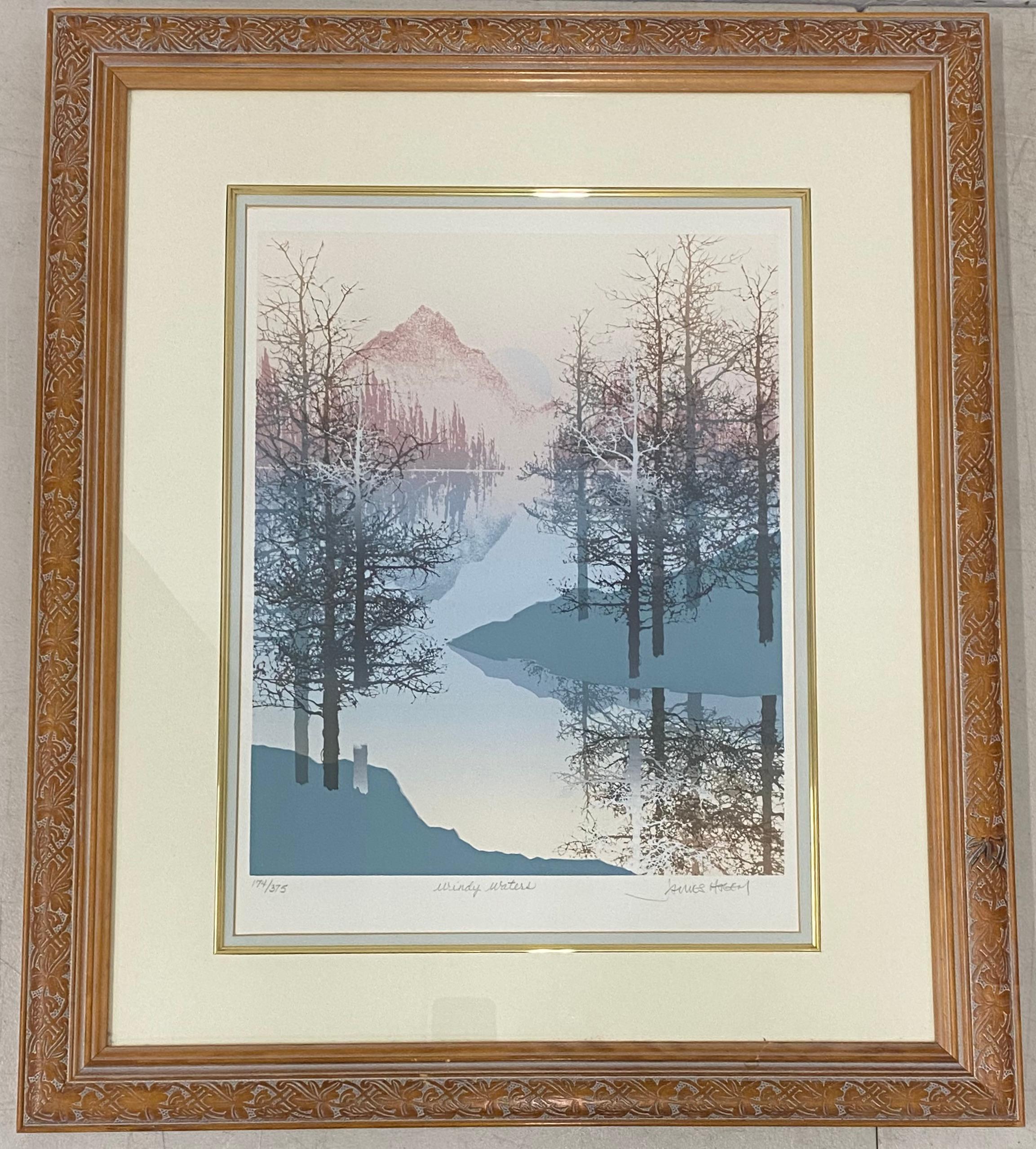 James Hagen "Aguas ventosas" Serigrafía original C.1984

Dimensiones de la serigrafía 13" de ancho x 16" de alto

Dimensiones del marco 23,5" ancho x 27,5" alto

Muy buen estado - La montura está en muy buen estado de segunda mano

Preciosa