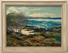 Edna Lucille Copp "Milo Trees - Waialua, Hawaii" Original Oil painting c.1953