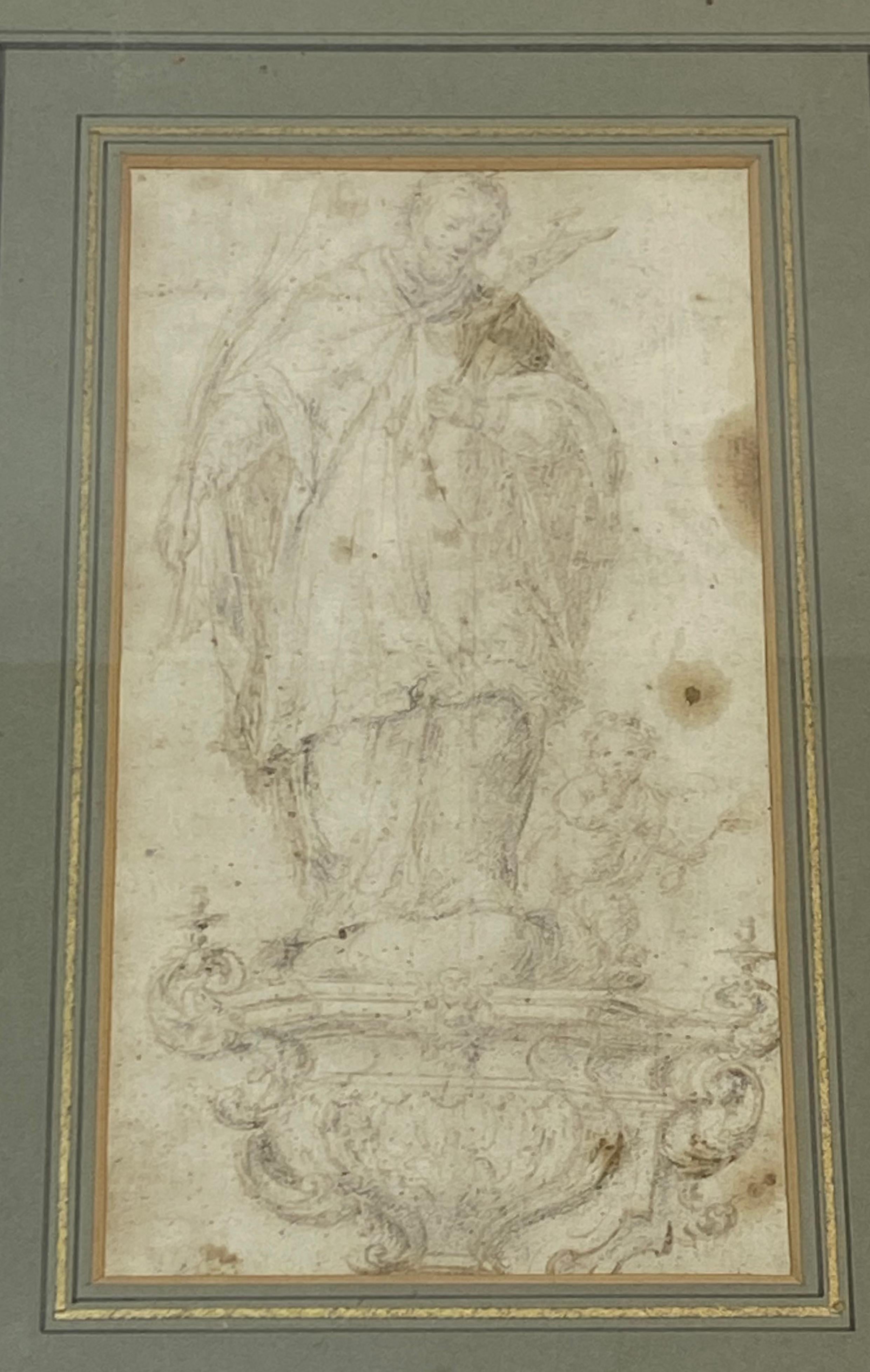 17th Century Old Master Drawing - Art by Unknown