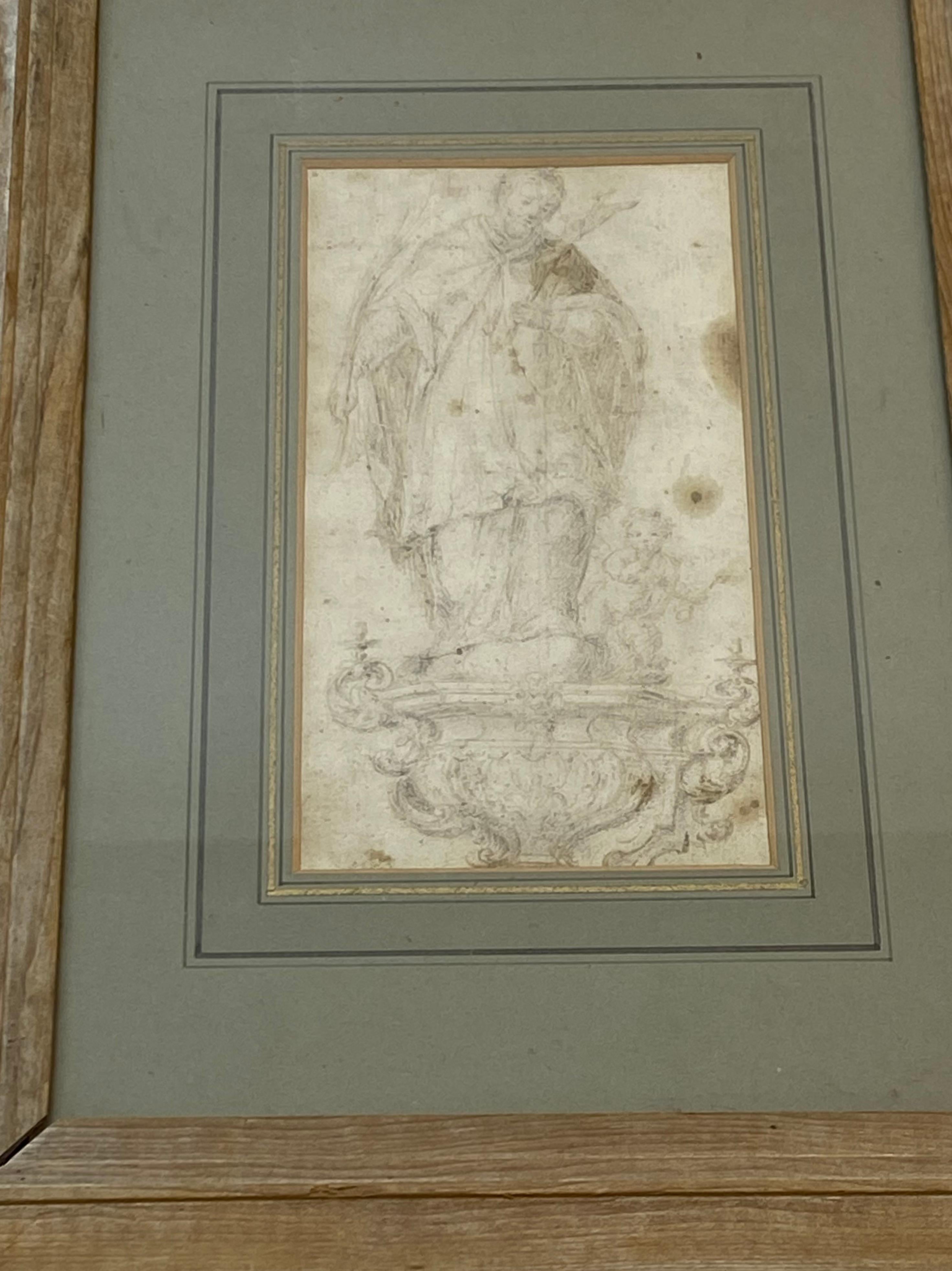 17th Century Old Master Drawing For Sale 2