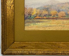 Julian Clarence Levi Western Mountain Landscape Watercolor C.1960