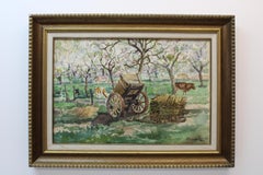 Watercolor Painting of the Countryside