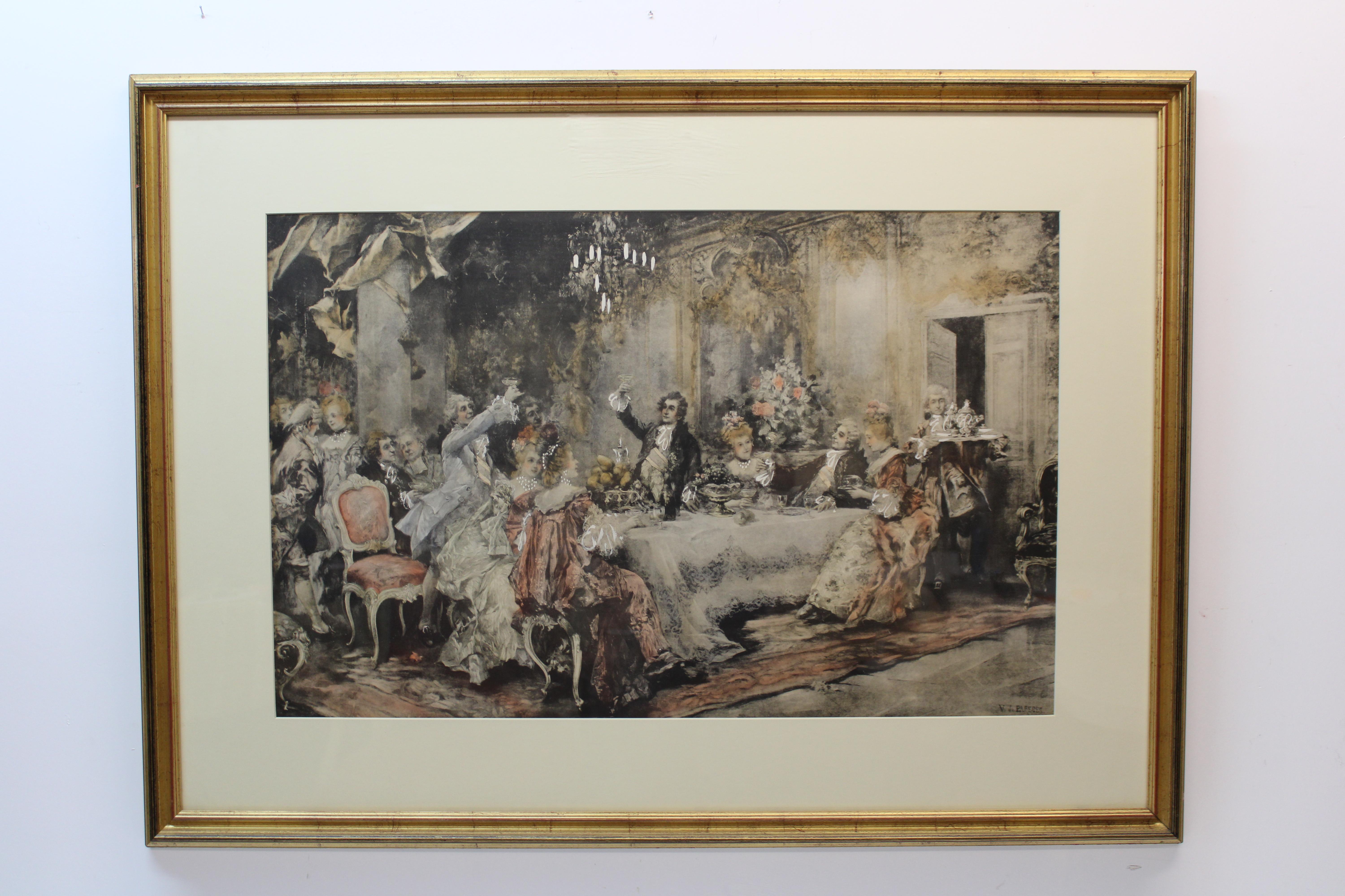 Vicente De Paredes Stampa colorata a mano - Art di Vicente García de Paredes