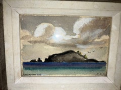 Mid Century Bahamas Gemälde "Cockroach Cay"