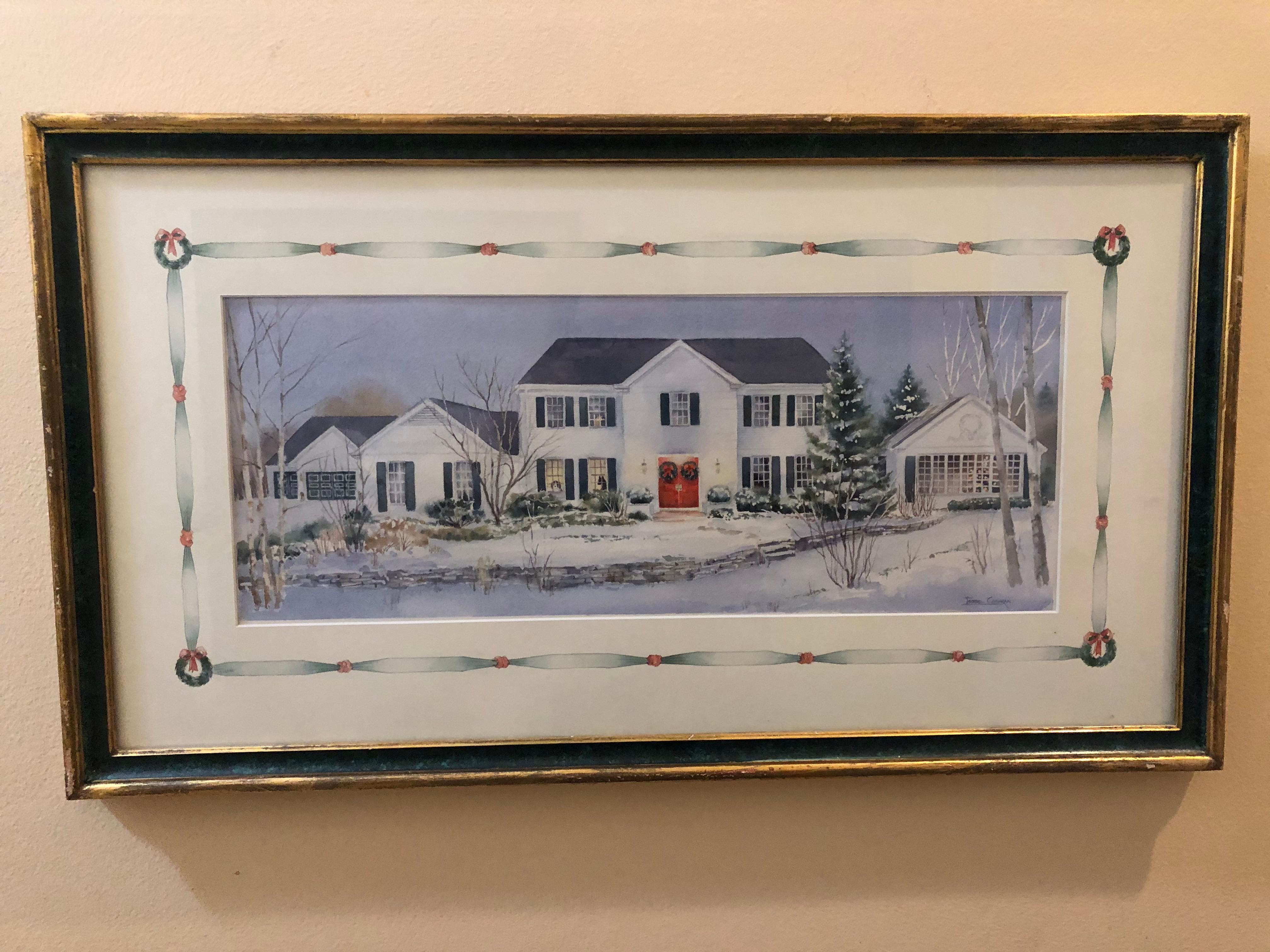 Isobel Cochran Weihnachtszeit Neuengland – Art von Unknown