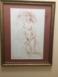 1968 Mystery Nude Drawing