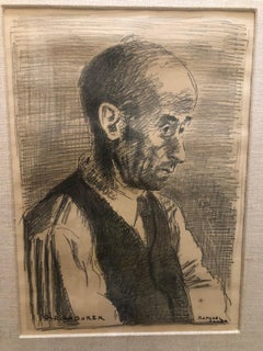 “Old Laborer” by Raphael Soyer